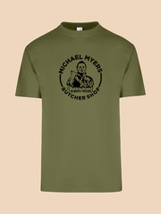 MEN WOMENS TEE TSHIRT UNISEX BUTCHER SHOP MICHAEL MYERS HORROR MOVIE GIFT NEW