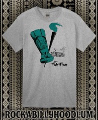 Retro Tiki Art Tee T Shirt Mug Bar Restaurant The Tahitian Studio City CA