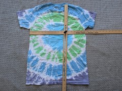 Pink Floyd Liquid Blue Shirt Mens Small Multicolor Tie Dye Dark Side Graphic Tee