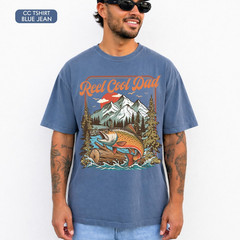 Comfort Colors Reel Cool Dad Fishing Shirt Father’s Day Gift For Husband Men Tee
