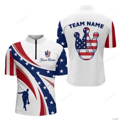 Black & Gold Bowling Custom Bowling Jersey Team Shirt S-5XL