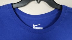 NIKE SWOOSH OUTFIT SHIRT + SHORTS SET ROYAL BLUE BLACK NEW (SIZE XL)