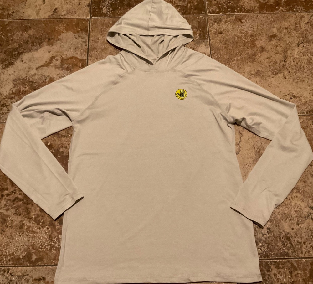 BODY GLOVE 50 UPF LONG SLEEVE HOODIE SURF BEACH SUP SHIRT ( MENS S ) NWT