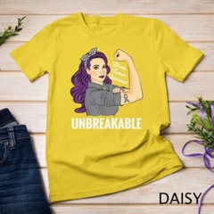 Brain Tumor Awareness Warrior Unbreakable Survivor Unisex T-shirt
