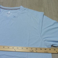 JOHNNIE O Mens M MEDIUM THE COURSE T SHIRT PERFORMANCE GOLF TEE KONA BLUE AQUA