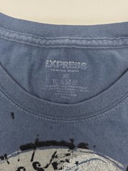 Express T-Shirt Men XS Graphic Blue Tee.#46813