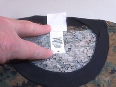 USMC Woodland MARPAT Camouflage Short Sleeve Cotton T-Shirt Small Medium X-Large