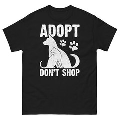 Adopt Don’t Shop Animal Rescue Pet Owner Dogs and Cats Men’s Classic Tee
