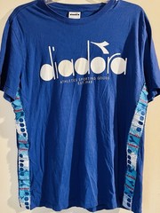 Vintage DIADORA Blue T- Shirt Men’s L