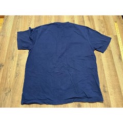 G.H. Bass Pocket Tee Mens Large Navy Blue Adult Short Sleeve Cotton Excellent