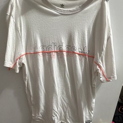 adidas Originals White Graphic Trefoil Logo Crew Neck Tee Short Sleeve 15-16Y