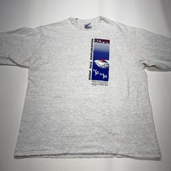 Vintage Deep Sea Exploration Tee Shirt Mens Large Grey Alvin Submersible 90s