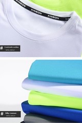 Summer Ice Silk Long Sleeve T-shirt Men 2023 New Quick Dry Breathable Air Condit