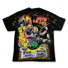 Backstock Co. – Stone Cold Steve Austin Rattlesnake WWE WWF Tee – Sz L, New