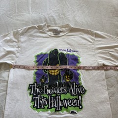 VTG Taco Bell The Borders Alive Halloween Cactus Skeleton T Shirt Mens Large 90s