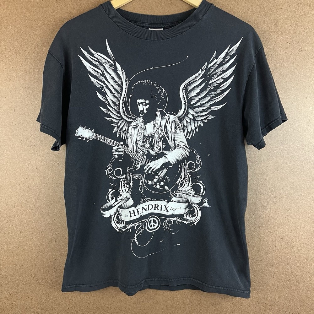 Y2K Faded Tennesee River Jimi Hendrix The Legend Official T-Shirt Medium