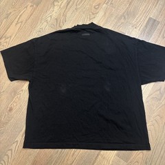 FEAR OF GOD ESSENTIALS HEAVY JERSEY CREWNECK T-SHIRT – JET BLACK SIZE XL