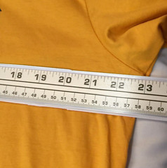 BALI INDONESIA T SHIRT MENS XXL 46×30 YELLOW COTTON SHORT SLEEVE TROPICAL KRISNA