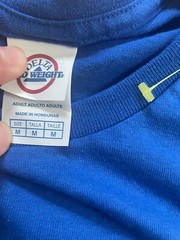 Nascar David Ragan #38 Mustang Racing T-Shirt M Blue Select Blinds Front Row