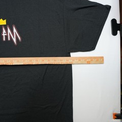 Vintage Jack FM Hanes Heavyweight 50/50 Blank Single Stitch Black T-Shirt 2XL