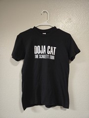 DOJA CAT THE SCARLETT TOUR 2023 MENS SMALL BLACK TSHIRT, HIP HOP, RAP, ICE…