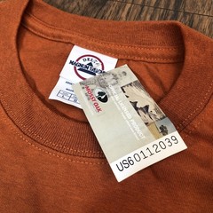Mossy Oak Camo Design Burnt Orange T-Shirt Size L 3D Logo Spellout NWT Fall