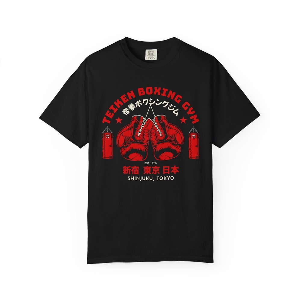 Teiken Boxing Gym Crewneck Tshirt, Japanese Boxing Gym Tee shirt