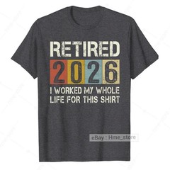 Retired 2025 T-Shirt for Retirees I Worked My Whole Life This Retirement Vintage
