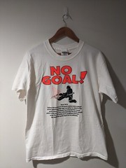 Vintage 90s No Goal Humor Funny Hockey NHL Sports White Large T-Shirt