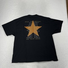 Vintage Paul McCartney US Tour T Shirt 2X Concert Jet Black Cotton 2005 Y2K
