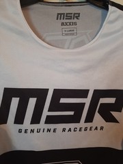 MSR AXXIS MX Shirt XL Motocross Sports Long Sleeve Modern Official Racegear-NWOT