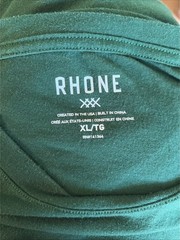 Rhone x MensHealth Green MENTAL HEALTHY Gym Exercise Workout Crewneck T-shirt XL