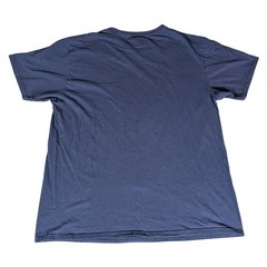 NFL Team Apparel Chicago Bears Graphic T-Shirt Mens Navy Blue Orange Logo Tee