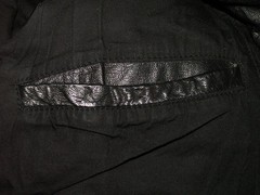 Men’s All Saints AFTERNOON LEATHER SHIRT jacket overshirt M (ref67) £99.99!!!!!