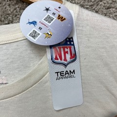 NFL Stranger Things T-Shirt Mens Large Cream Short Sleeve Graphic Tee NEW