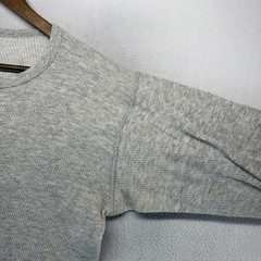 Vintage JE Morgan Thermal Shirt Men’s XL Gray Waffle Base Layer Crew USA Made