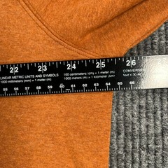 The Normal Brand Henley Shirt Mens 2XL Orange Long Sleeve Casual Comfort