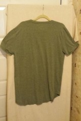 Carbon Good Vibes Skull T-Shirt Mens Sz LG Crew Neck SS Longer Length Round Hem