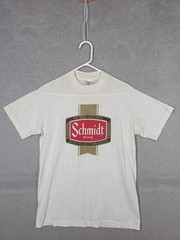 Vintage Schmidt Beer T Shirt Large Single Stitch USA Made Select-T Tee Jays
