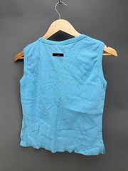 VTG Tommy Jeans Mens Baby Blue Sleeveless Pullover Shirt Size M