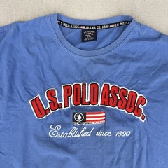 Y2K US Polo Association Jeans Company Shirt Mens XXL Embroidered Logo 2-Sided