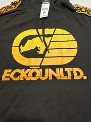 Ecko Unltd. Mens Medium Black Shirt Hoodie Workout gym Thin Lightweight NWT
