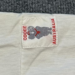 Vintage 90s Cooee Australia Koala Flower Shirt Small 21×24 White