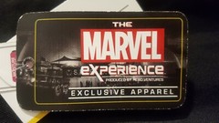 MARVEL POLO SHIRT – The Experience – Men’s, Black, Button, Comic Con, Hero