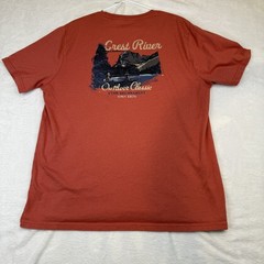 G.H. Bass & Co. Men’s XL Outdoor Classic Fish Tournament T-Shirt Crew Neck