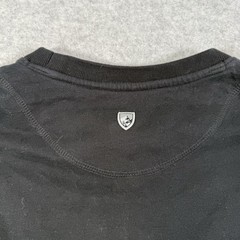 Kuhl Wildfibre Crew Neck T Shirt Black XL Zip Pocket on Sleeve Gorpcore Outdoor