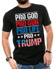 Trump t-shirts, Pro God Pro Gun Pro Life Pro Trump Shirts, Trump shirts 2024