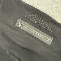 Kuhl Wildfibre Crew Neck T Shirt Black XL Zip Pocket on Sleeve Gorpcore Outdoor
