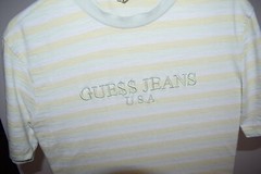 GUESS JEANS x ASAP ROCKY PASTEL STRIPE CREW NECK T-SHIRT Men’s Size S