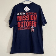 Los Angeles Angels Majestic T-shirt Tee Mission October Postseason XL/XG Men’s